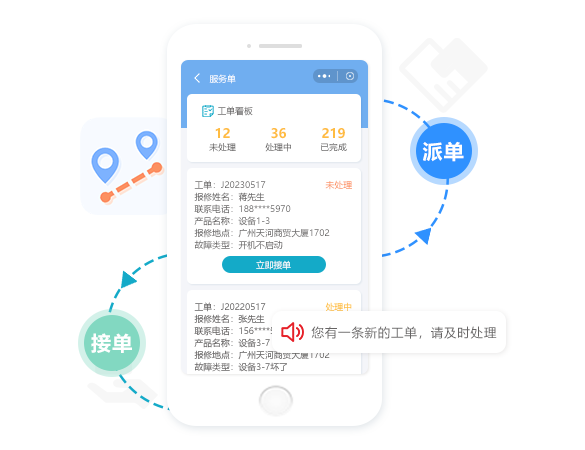 售意达售后维修管理系统工单数量统计.png